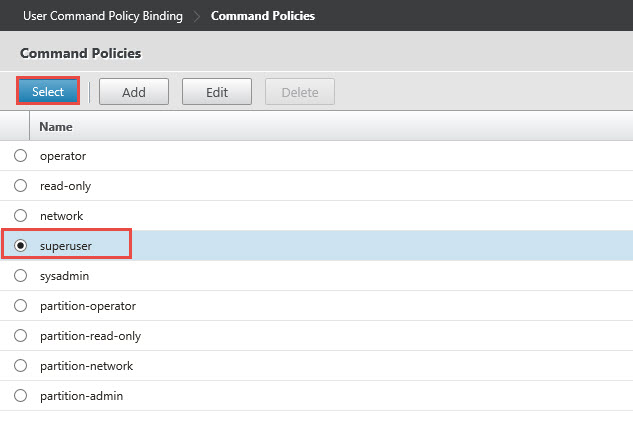 Citrix Command Center - Add NetScaler User